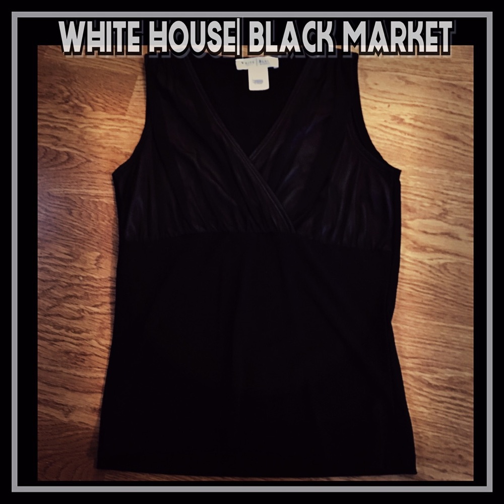 🖤White House Black Market Sleeveless Top 🖤 CUTE!